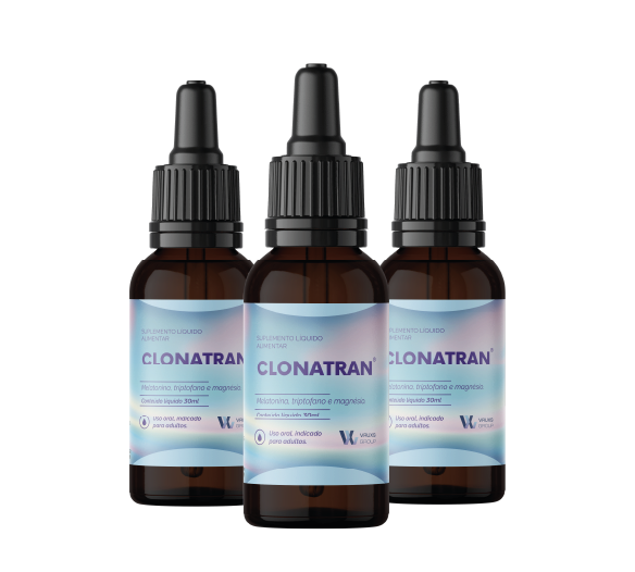 Pacote com 3 unidades de Clonatran